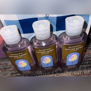 Bath and body works Cotton Candy Clouds shower gel bundle